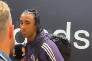 队友宣😍约罗：很高兴姆贝莫加盟曼联，他终于来了